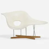 Charles and Ray Eames, La Chaise, lacquered fiberglass, oak, chrome-plated steel