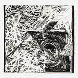 Frank Stella, Swan Engraving Square III (from Swan Engravings), 1982, etching on TGL handmade paper