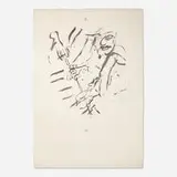 Willem de Kooning, Untitled, c. 1972, lithograph