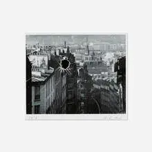 Broken Glass, Paris by André Kertész, gelatin silver print, sold Dec 2021