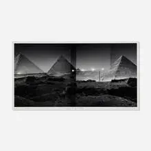 The Pyramids by Moonlight by Duane Stephen Michals, 1978, gelatin silver print, sold Dec 2021