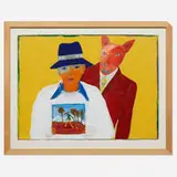 Gilbert Luján, Untitled, c. 1990, acrylic and graphite on paper