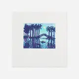 Carlos Almaraz, Moonlight Bridge, 1989, etching and aquatint in colors