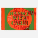 Corita Kent, handle with care, 1967, screenprint in colors