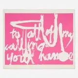 Corita Kent, to all of my calling your name