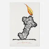 Claes Oldenburg, Centennial Print, Judson Memorial Church - State One, 1990, screenprint in colors on Rives BFK