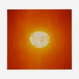 Christopher Bucklow, Self Portrait, 2002, dye destruction print