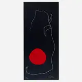 Oiseau devant le soleil by Joan Miró, 1961, lithograph in colors, sold Oct 2024