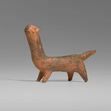 Cat by Leza McVey, c. 1960, earthenware, sold Oct 2024