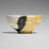 Tea bowl by Toshiko Takaezu, c. 1995, glazed porcelain, sold Oct 2024