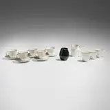 Lucie Rie and Hans Coper, Collection of fifteen tablewares, c. 1955, glazed stoneware
