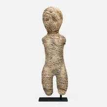 Wrapped Figure by Michele Oka Doner, 1985, stoneware, sold Oct 2024