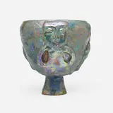 Beatrice Wood, Large chalice form with figures