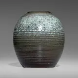 Richard DeVore, Early vase, c. 1957, glazed stoneware