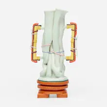 Side Show by Kathy Butterly, 1998, glazed porcelain, sold Oct 2024