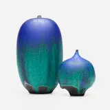 Rose and Erni Cabat, Feelies, set of two, glazed porcelain