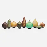 Rose and Erni Cabat, Collection of nine Feelies, 1970-90, glazed porcelain