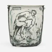 Edward Eberle, New Life, 1989, porcelain, terra sigillata and sgrafitto decoration
