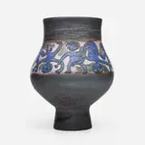 Edwin and Mary Scheier, Vase with figures