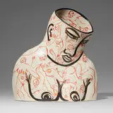 Akio Takamori, Portrait of Ms. S, 1986, hand-built and glazed porcelain