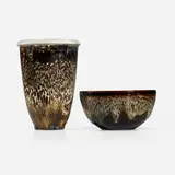 Maija Grotell, Vase and bowl