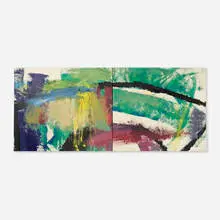 William Quigley, Untitled (diptych), 1990, acrylic on canvas
