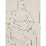 Seated Nude, 1965 by Richard Diebenkorn, sold May 2022