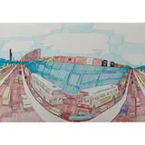 Wesley Willis, The Dan Ryan Expressway, Root St., 1999