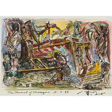 Robert Henry Barnes, The Funeral of Marsyas, 1988