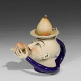 Patti Warashina, Apple Breath teapot, 1993