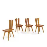 Christian Durupt, Méribel ski resort dining chairs, set of four