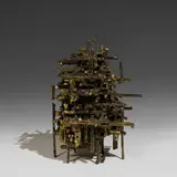 James Bearden, Cathedral Scene Box, 2015