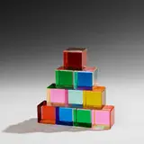 Vasa Mihich, cubes, collection of 10