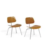 Charles and Ray Eames, DCM dining chairs, pair