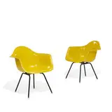 Charles and Ray Eames, MAX lounge chairs, pair