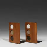 Gordon and Jane Martz, bookends, pair