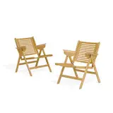 Niko Kralj, Rex folding chairs, pair