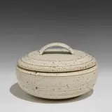 Val Cushing, large lidded jar