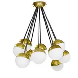 chandelier by Stilnovo, Italy, sold May 2022
