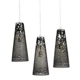 Autunno Gemmata light fixtures, set of three by Ercole Barovier, sold May 2022