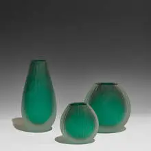 Alberto Dona, vases, three, Italy