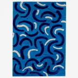 Swimming Pool carpet from the Arterior Collection by David Hockney, 1988, machine-woven wool, sold Jul 2020