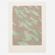 Lucio Pozzi, Untitled, 1983, etching in colors