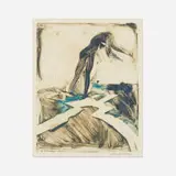 Mary Frank, Untitled, 1968, monotype in colors