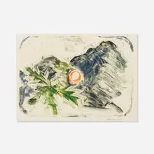 Mary Frank, Untitled, 1968, monotype in colors