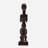 Fang, Eyema-o-Byeri (Reliquary Guardian figure), carved wood, steel