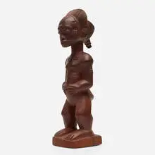 Blolo Bla (spirit wife) by Baule, carved wood, sold Jul 2020