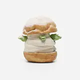 David Gilhooly, Frog Cream Puff, 1975, hand-built and glazed slab stoneware