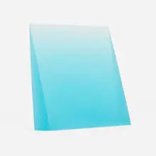 Peter Alexander, 11/25/15 (Smaller Turquoise Wedge), 2015, urethane