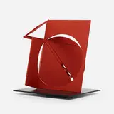 Fletcher Benton, Folded Square Alphabet Y